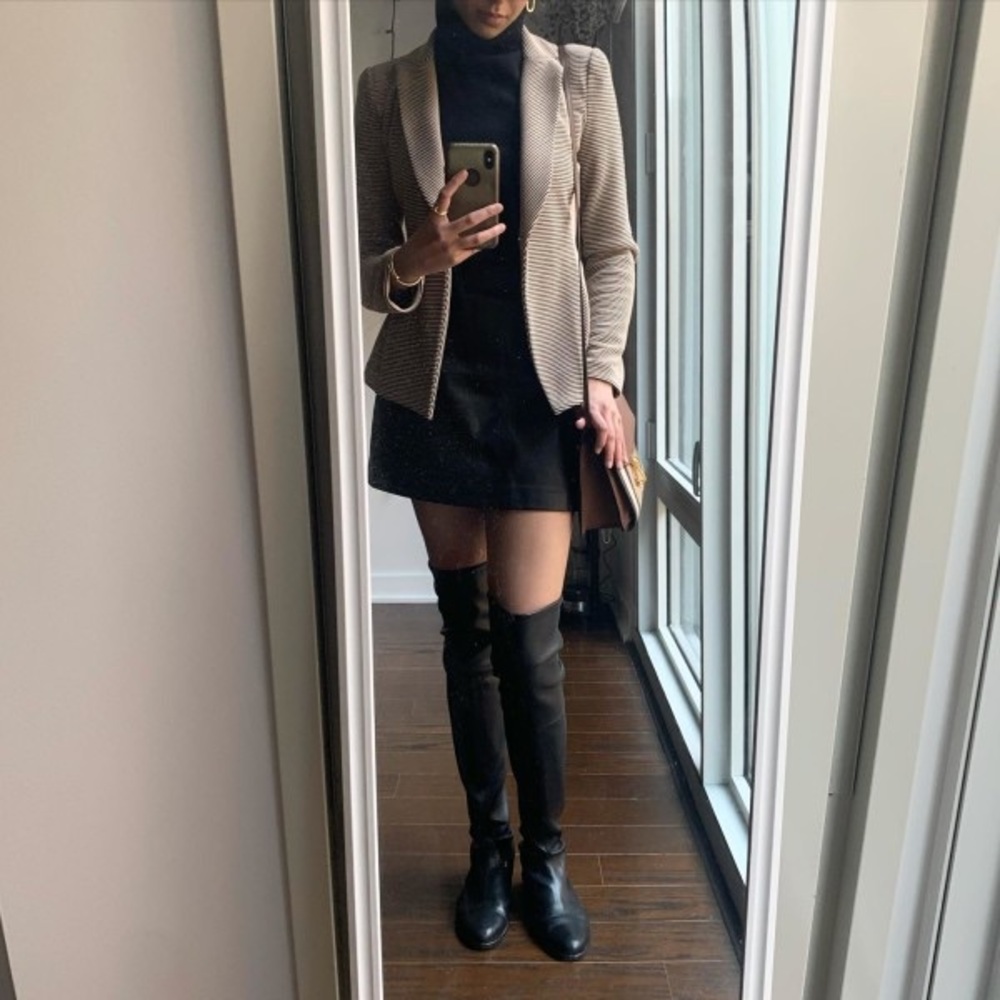 💫NIB 5050 Stuart Weitzman Napa Leather Pull On Boots